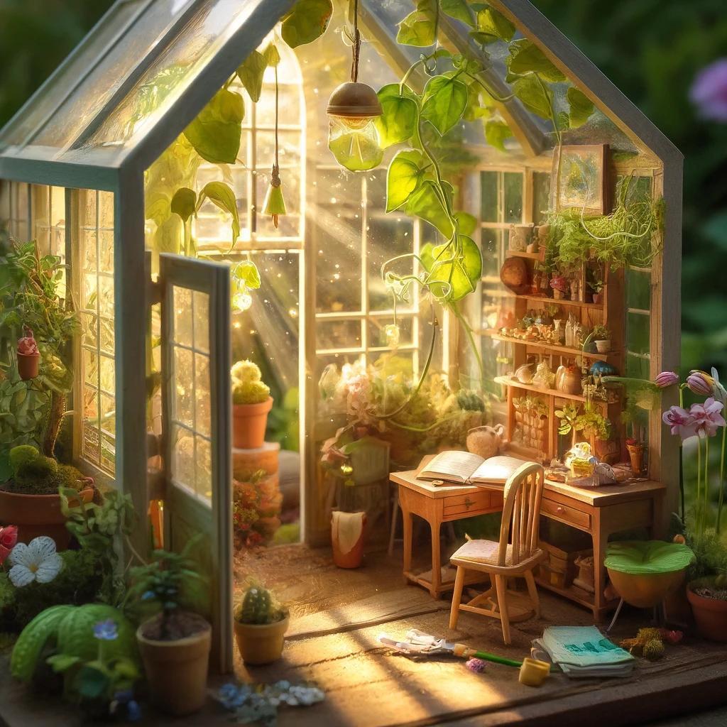 Lost in the Book Nook Garden House: A Tale of Tranquility and Discovery
