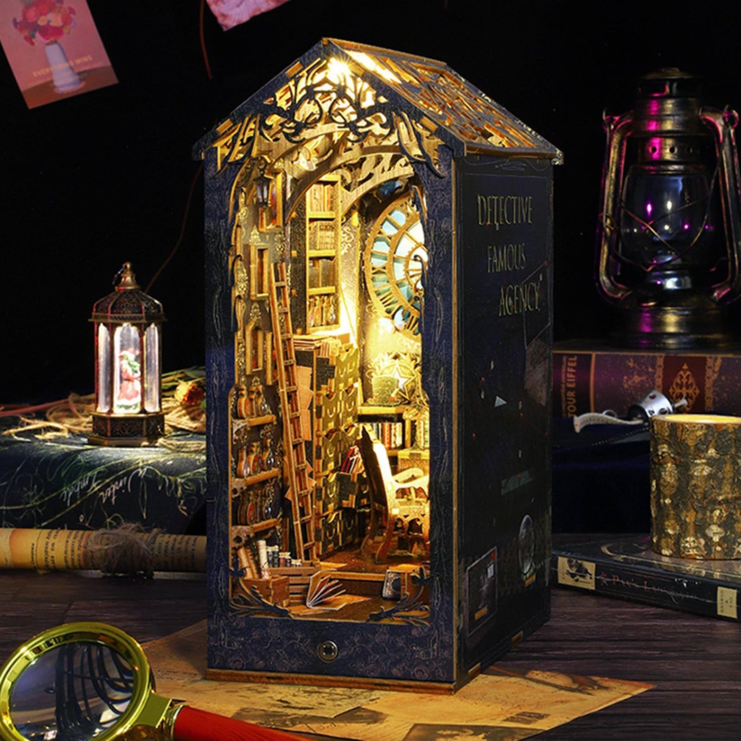 Detective Famous Agency DIY BOOK NOOK