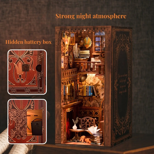 The Eternal Bookstore under candlelight showcases exquisite details and warm lighting, adding a touch of classical romance to your bookshelf.